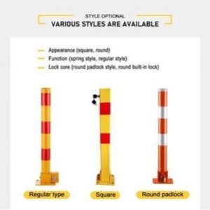 Manual Car Parking Lock Post with Keys